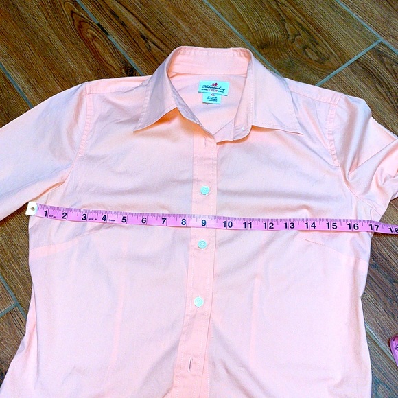 J. Crew Pink Button Down Blouse, Size: XS - Picture 5 of 8